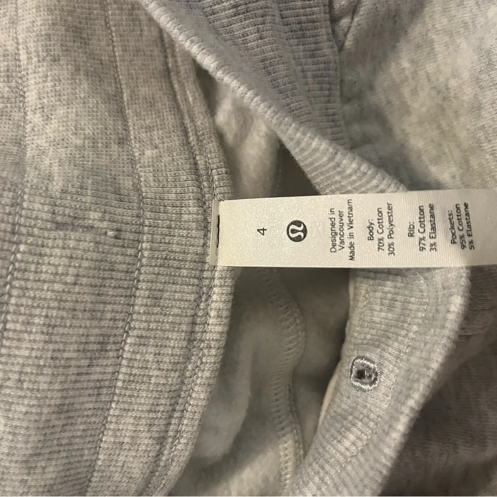 lululemon athletica Light Gray Track Joggers